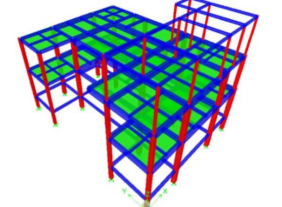 Struktur Bangunan 3 Lantai