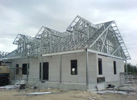 Struktur Rangka Rumah Modern