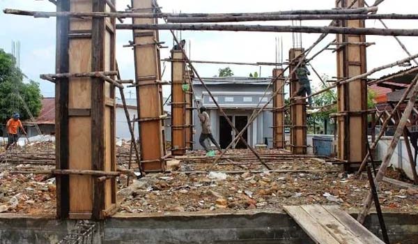 Konstruksi Rumah Dua Lantai