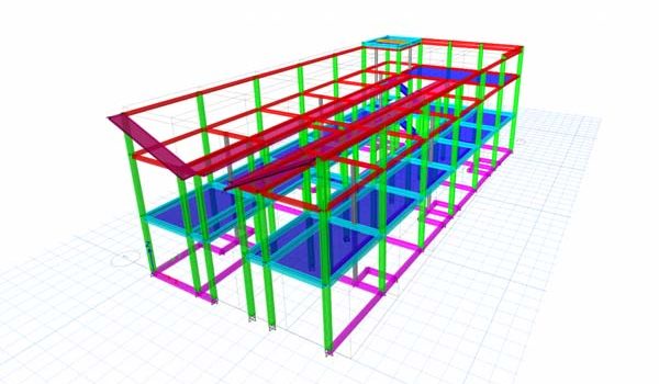 Struktur Rumah Kost 2 Lantai