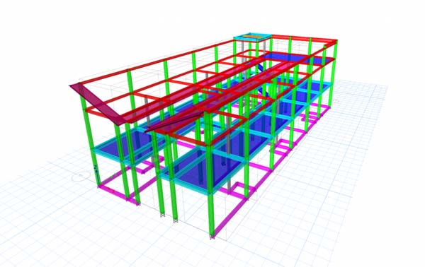 Struktur Rumah Kost 2 Lantai
