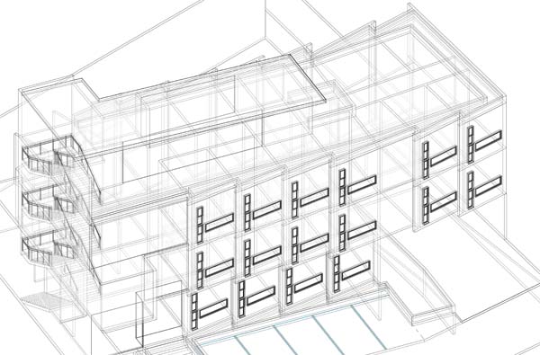 Desain Struktur Bangunan Tengah