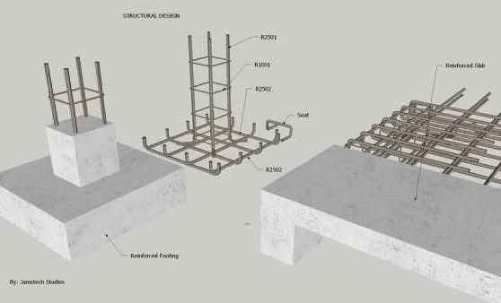 gambar balok beton