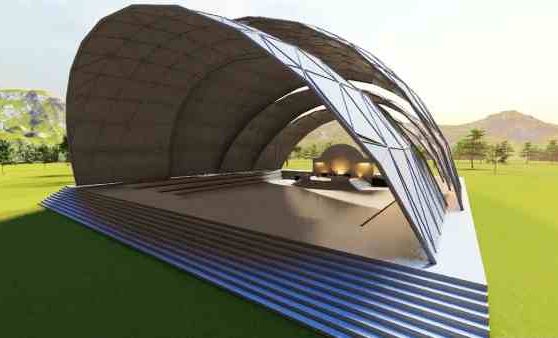 struktur cangkang bentang lebar