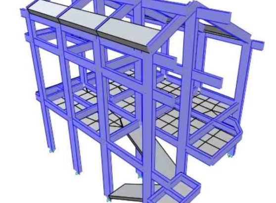 Gambar Struktur Rumah 2 Lantai