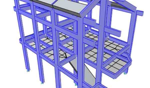 Gambar Struktur Rumah 2 Lantai