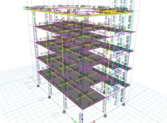 Model Struktur Bangunan Gedung