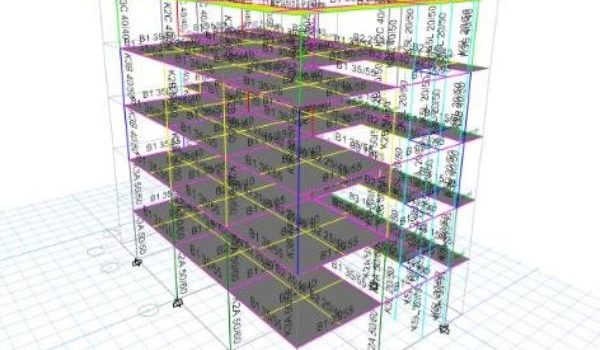 Model Struktur Bangunan Gedung