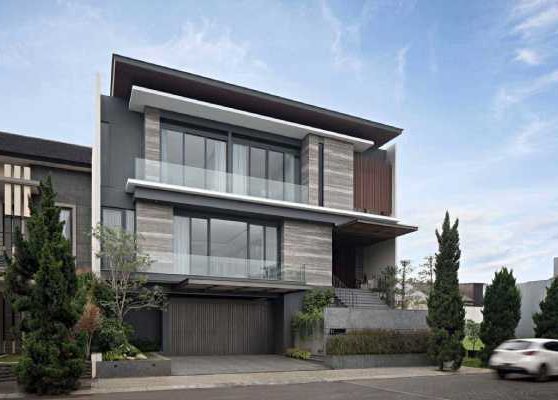 Struktur Bangunan Rumah Mewah