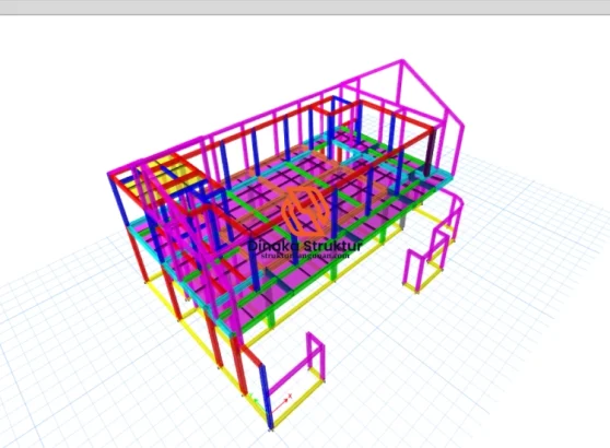 perhitungan struktur baja Bangunan
