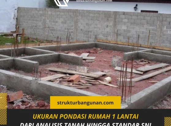 Ukuran Pondasi Rumah 1 Lantai