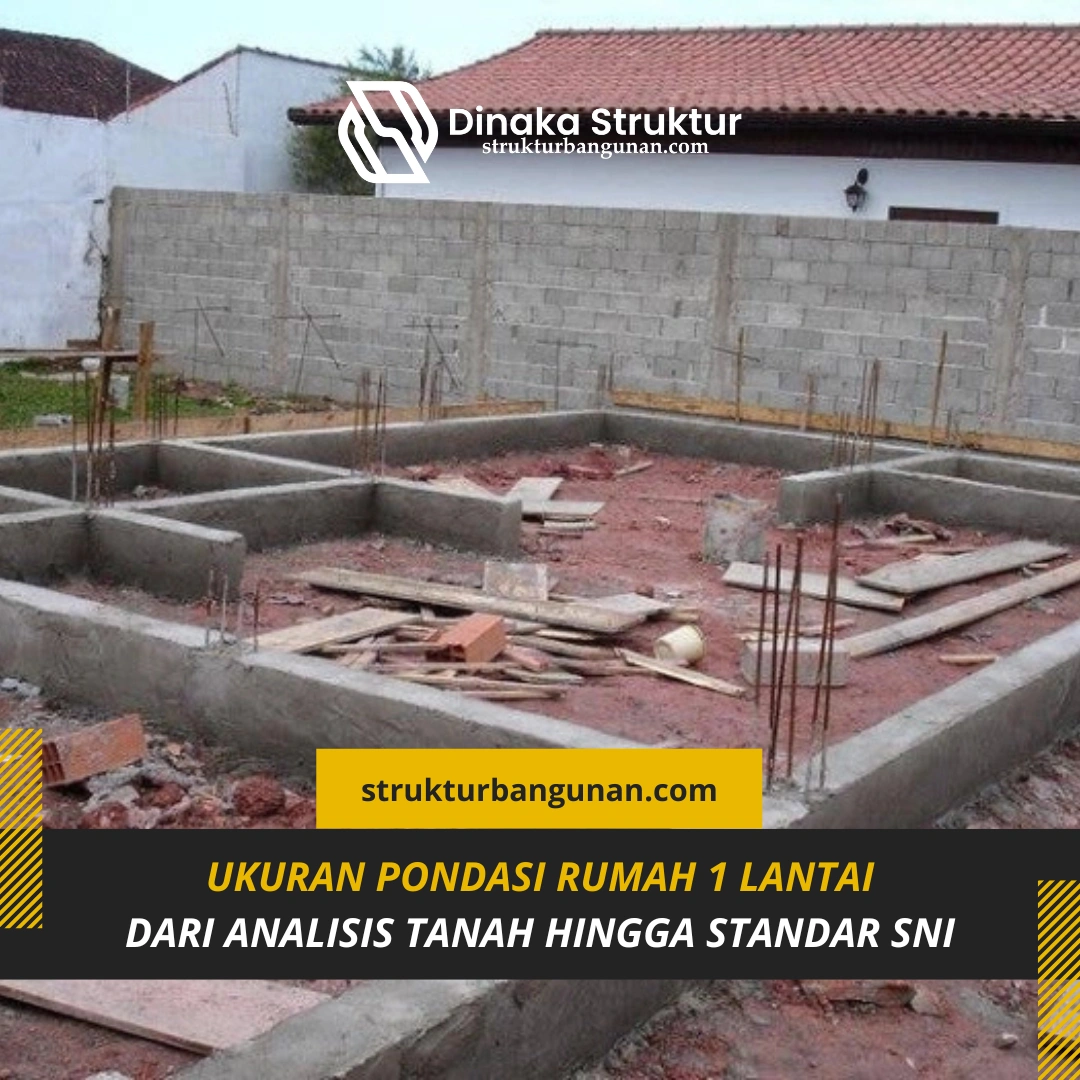 Ukuran Pondasi Rumah 1 Lantai