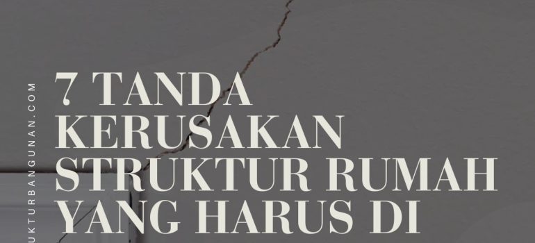 kerusakan struktur rumah